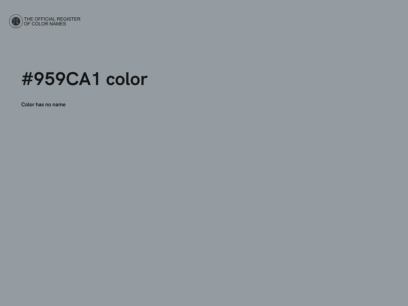 #959CA1 color image