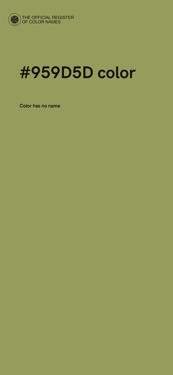 #959D5D color image