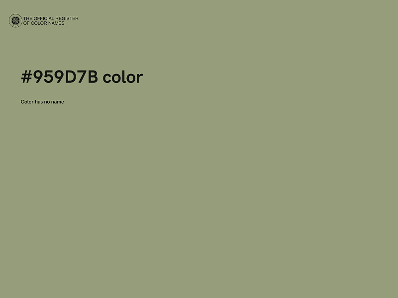 #959D7B color image