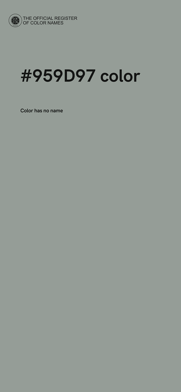 #959D97 color image