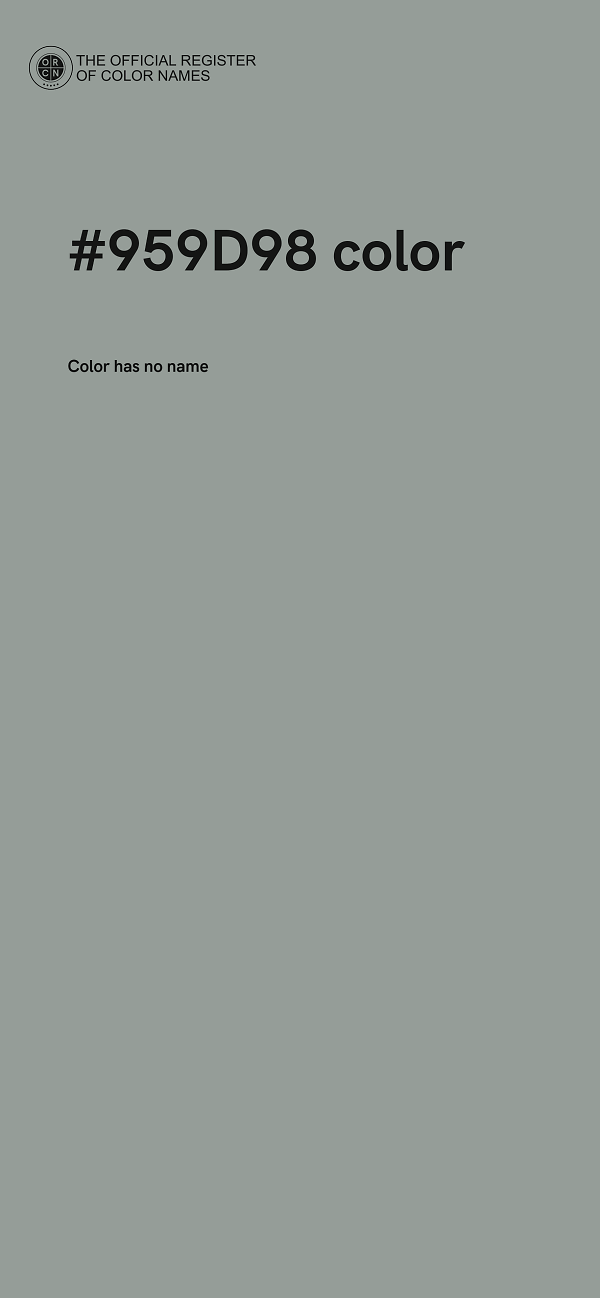 #959D98 color image