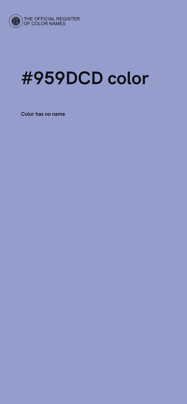 #959DCD color image