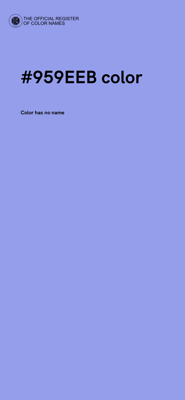 #959EEB color image