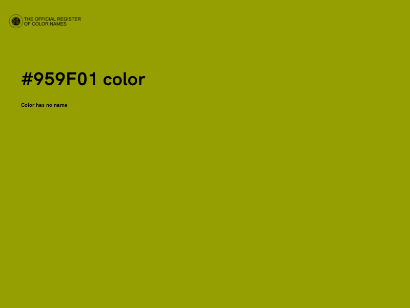 #959F01 color image