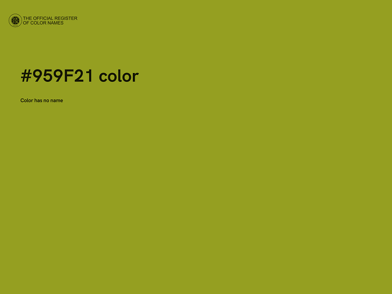 #959F21 color image