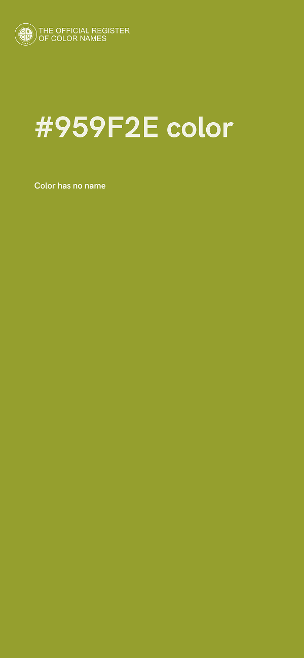 #959F2E color image