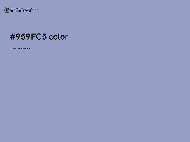 #959FC5 color image