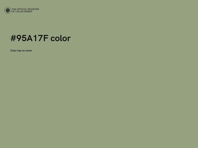 #95A17F color image