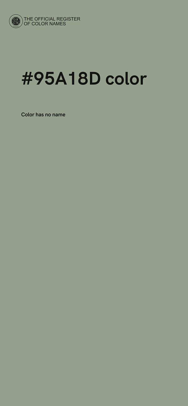 #95A18D color image