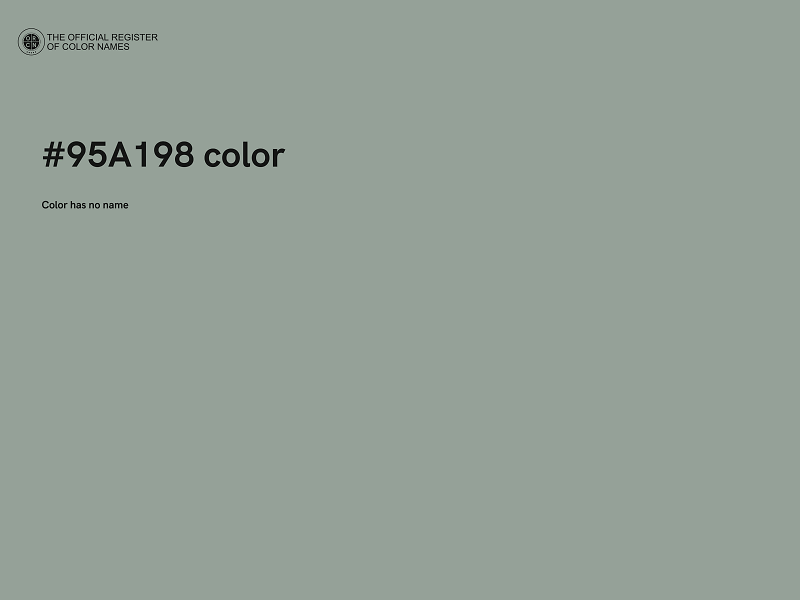 #95A198 color image