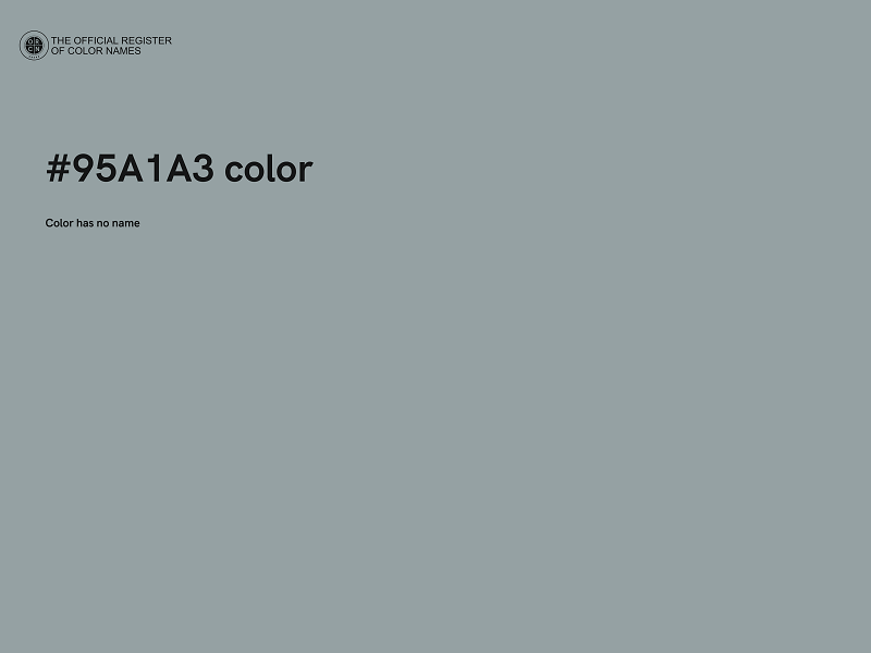 #95A1A3 color image