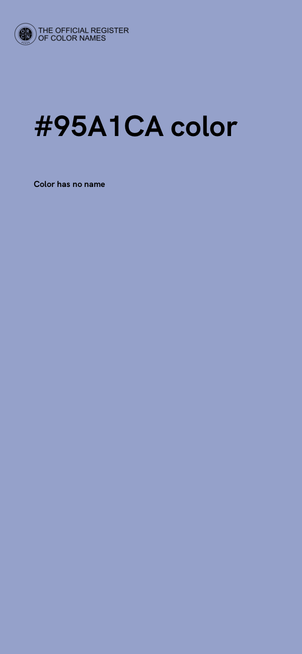 #95A1CA color image