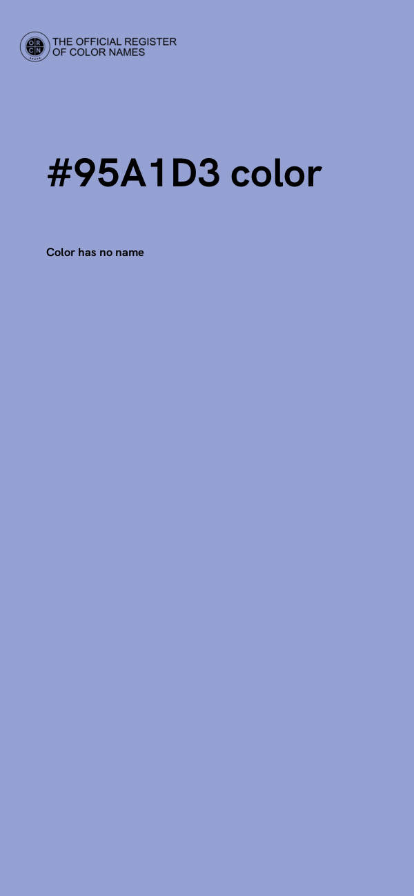 #95A1D3 color image
