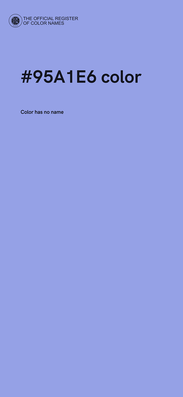 #95A1E6 color image