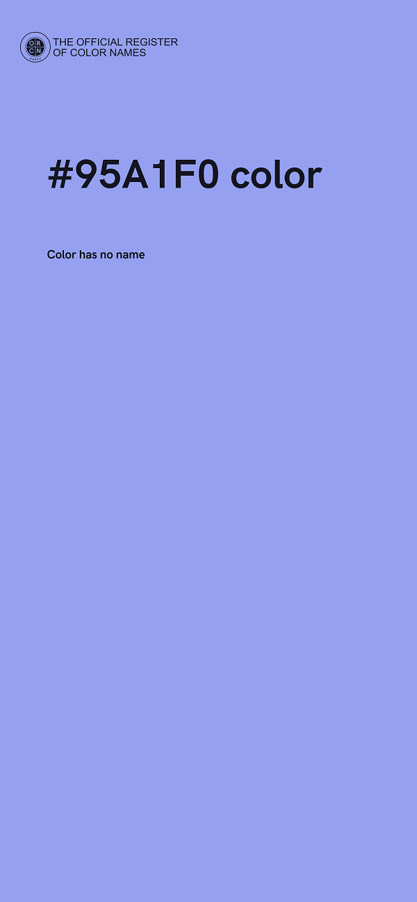 #95A1F0 color image