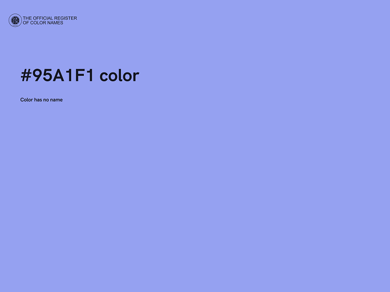 #95A1F1 color image