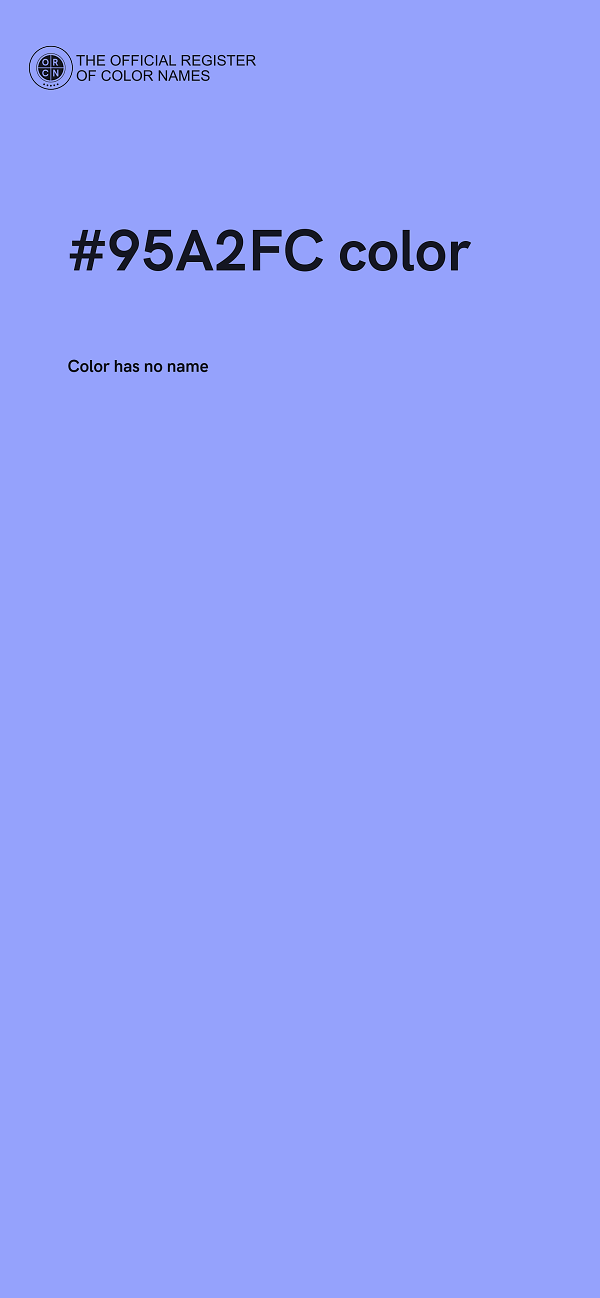 #95A2FC color image