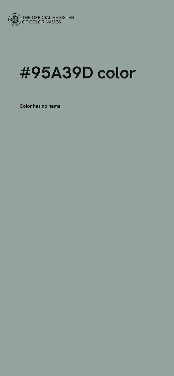 #95A39D color image