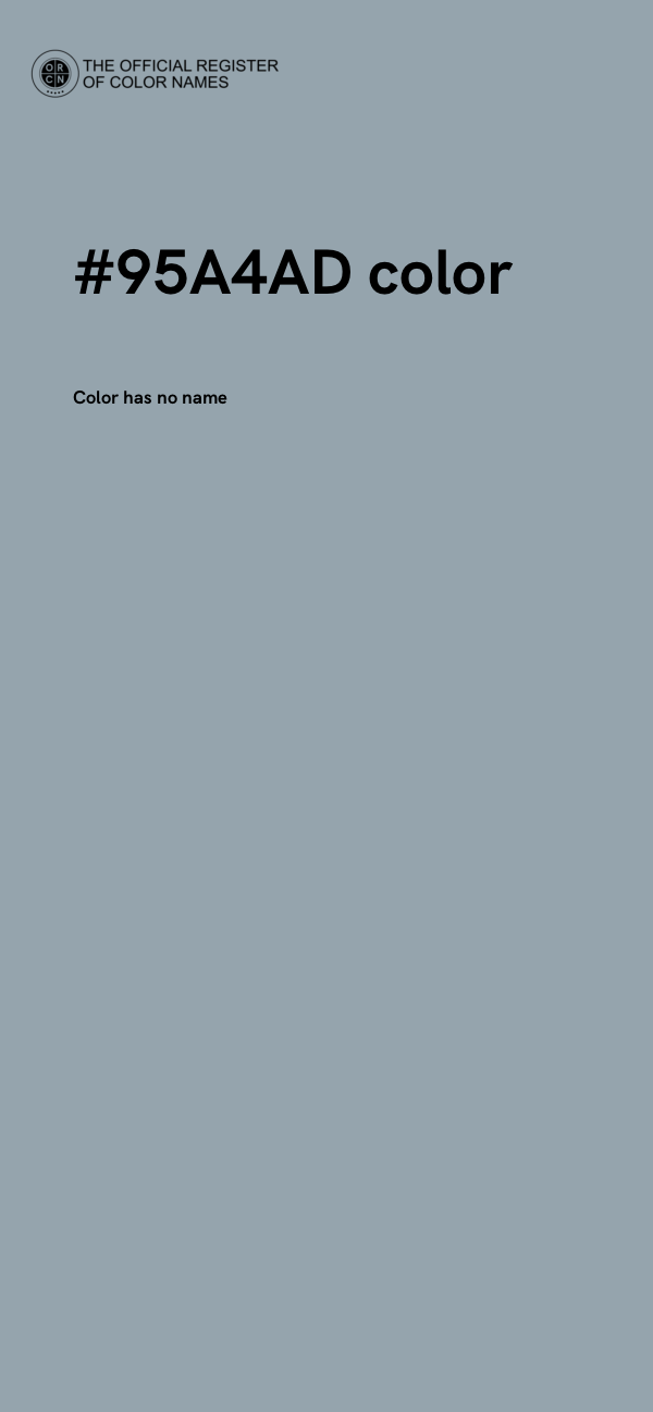 #95A4AD color image