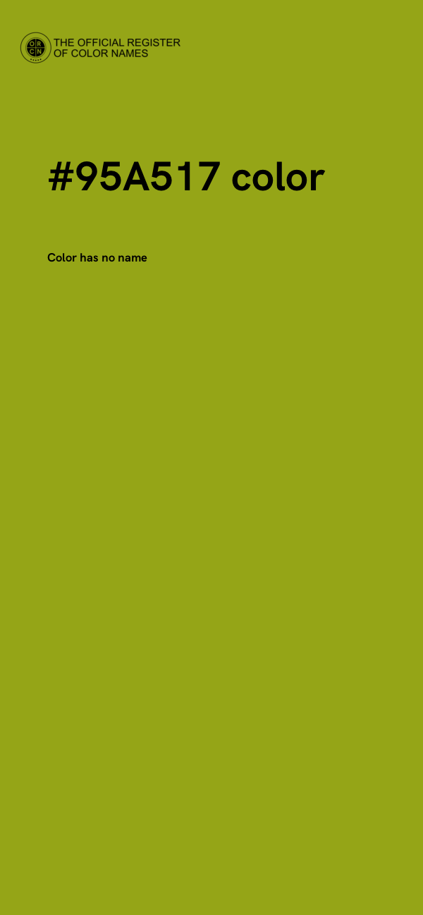 #95A517 color image