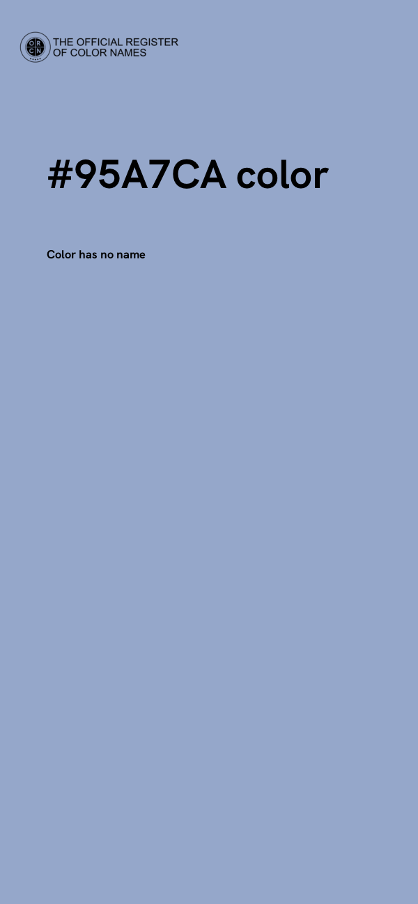 #95A7CA color image