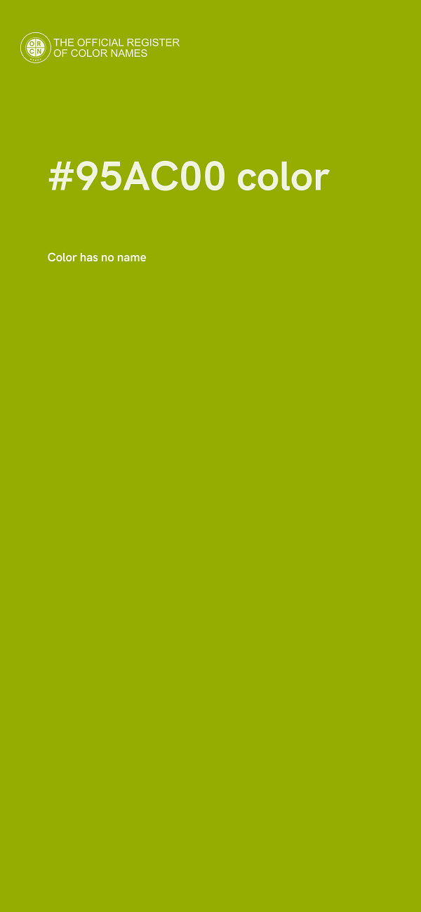 #95AC00 color image