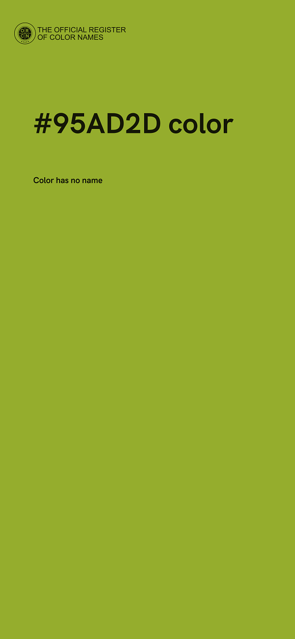 #95AD2D color image