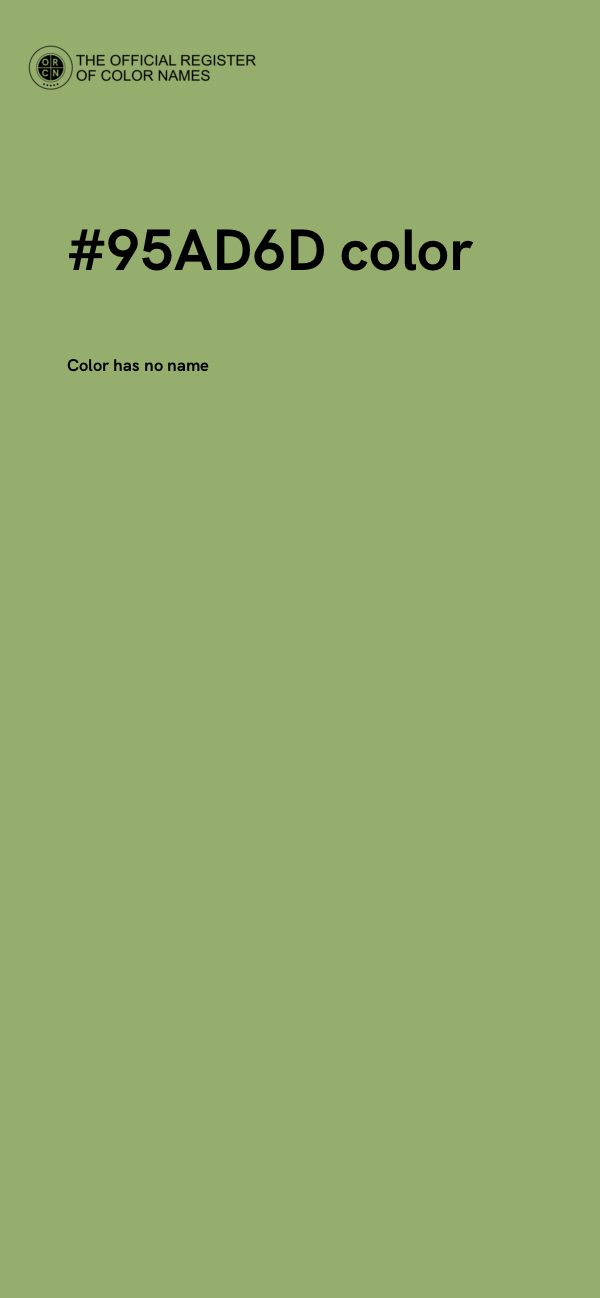 #95AD6D color image