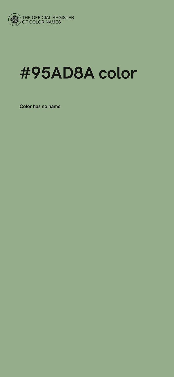 #95AD8A color image