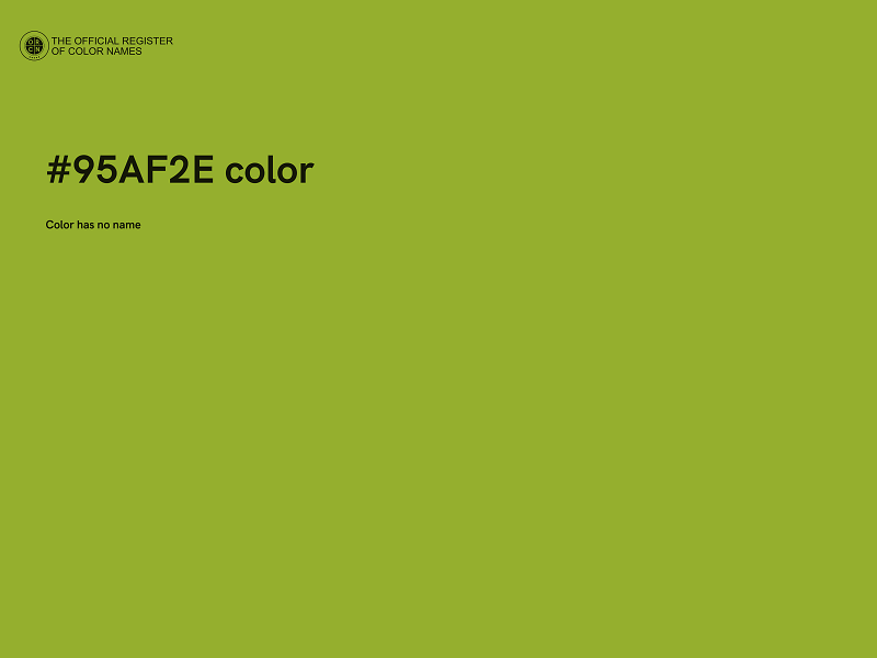 #95AF2E color image