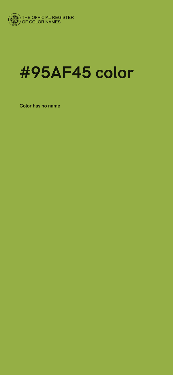 #95AF45 color image
