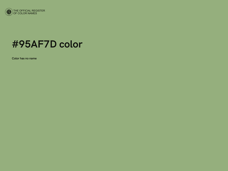 #95AF7D color image