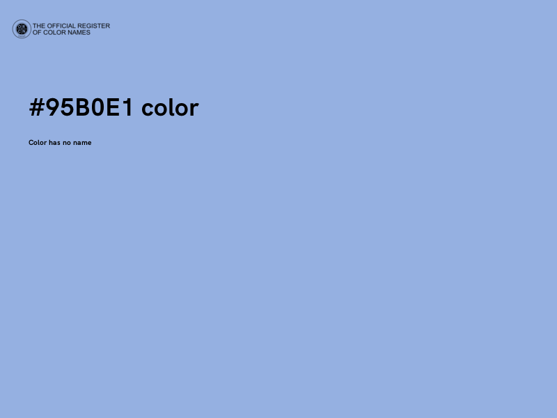 #95B0E1 color image