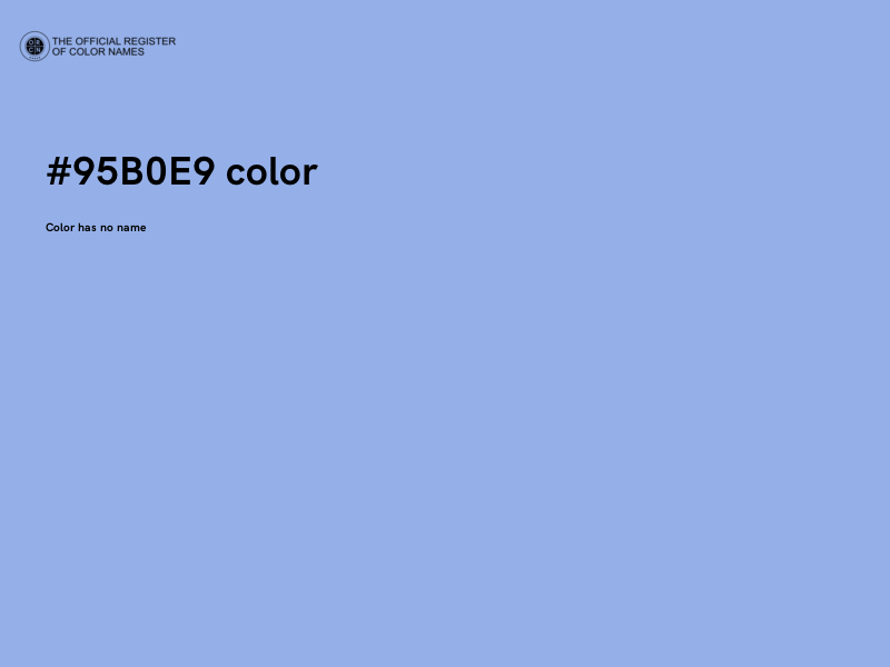 #95B0E9 color image