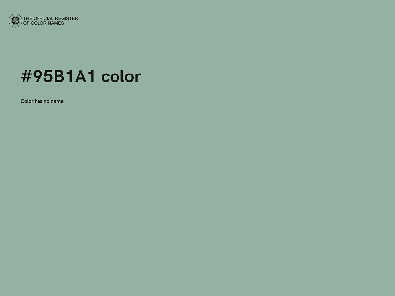 #95B1A1 color image