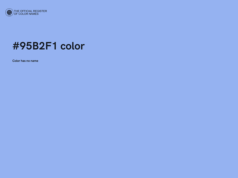 #95B2F1 color image