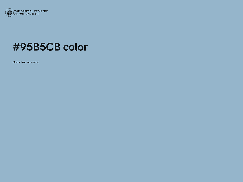 #95B5CB color image