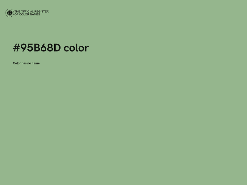 #95B68D color image