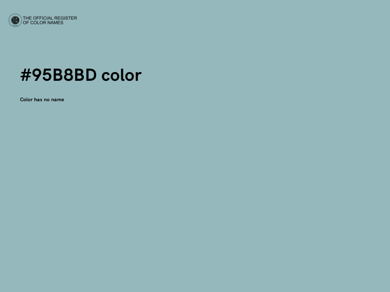 #95B8BD color image