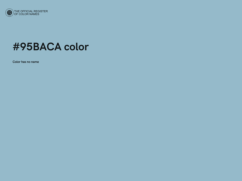 #95BACA color image