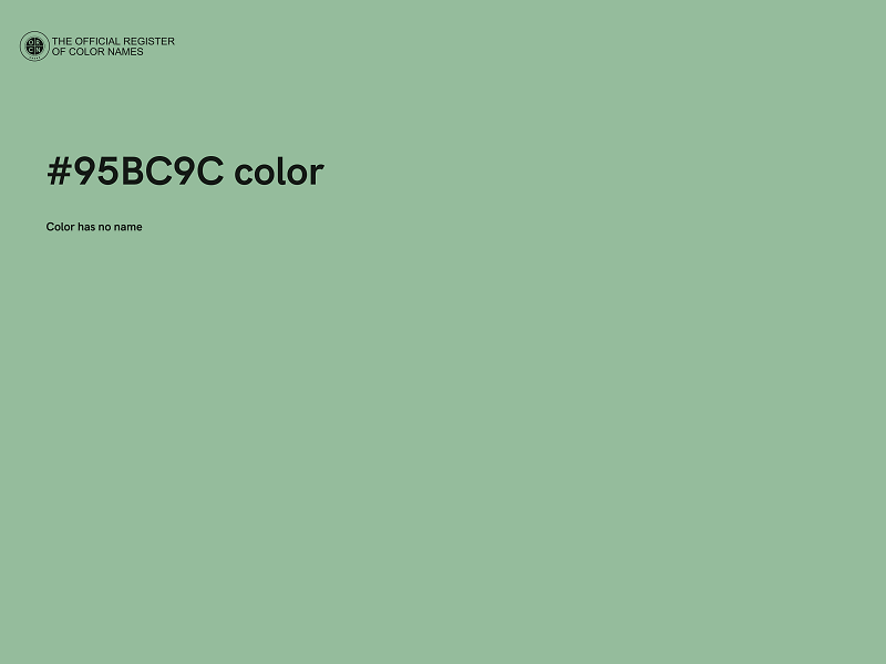 #95BC9C color image