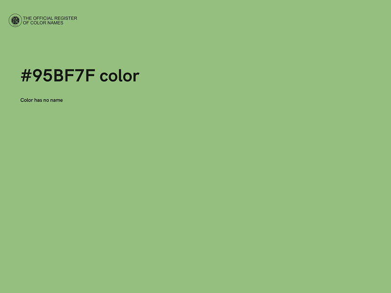 #95BF7F color image