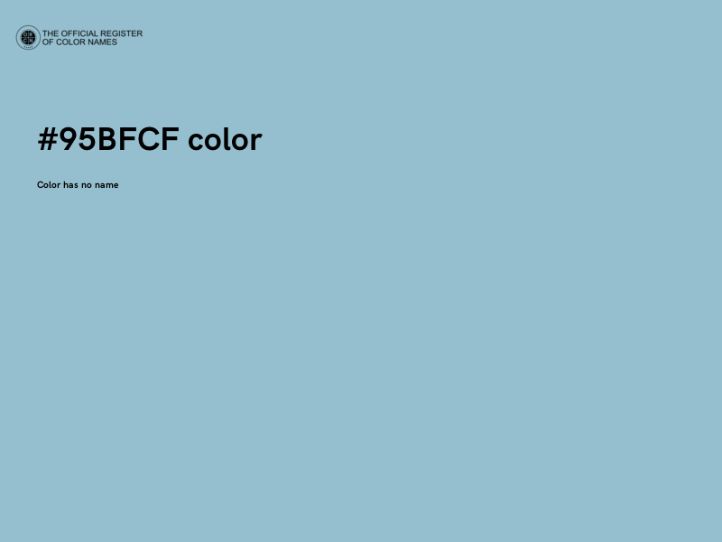 #95BFCF color image