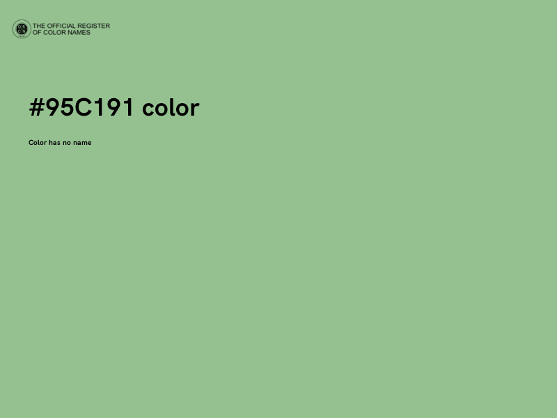 #95C191 color image