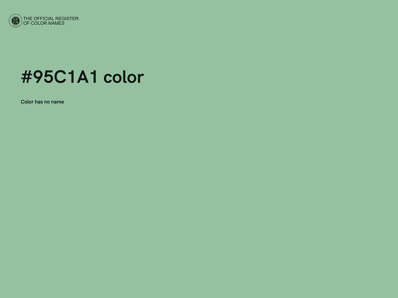 #95C1A1 color image