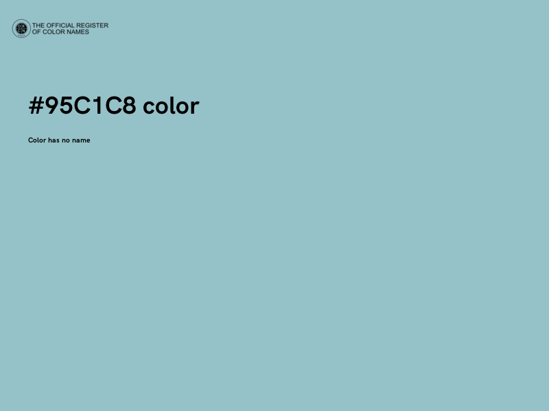 #95C1C8 color image