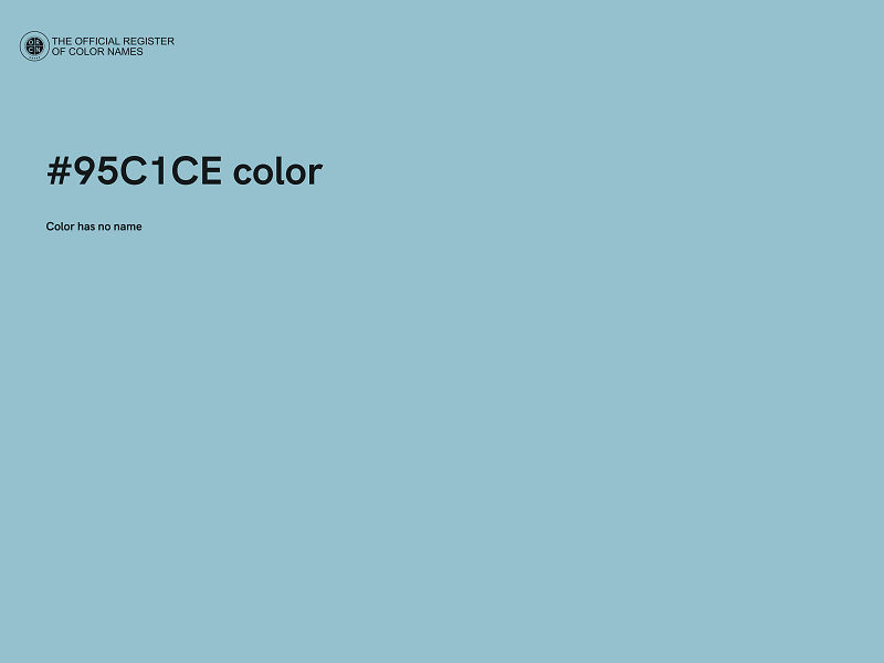 #95C1CE color image