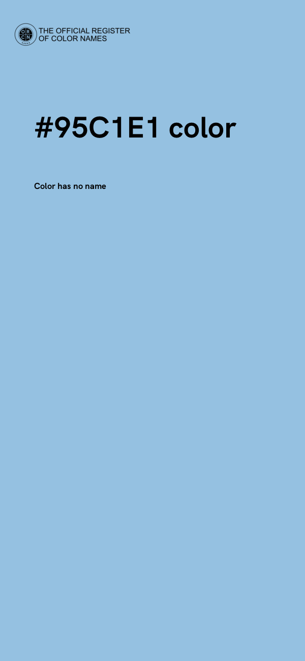 #95C1E1 color image