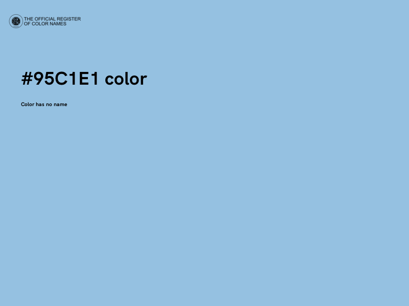 #95C1E1 color image