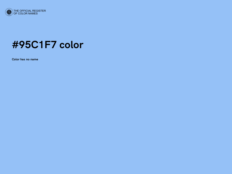 #95C1F7 color image